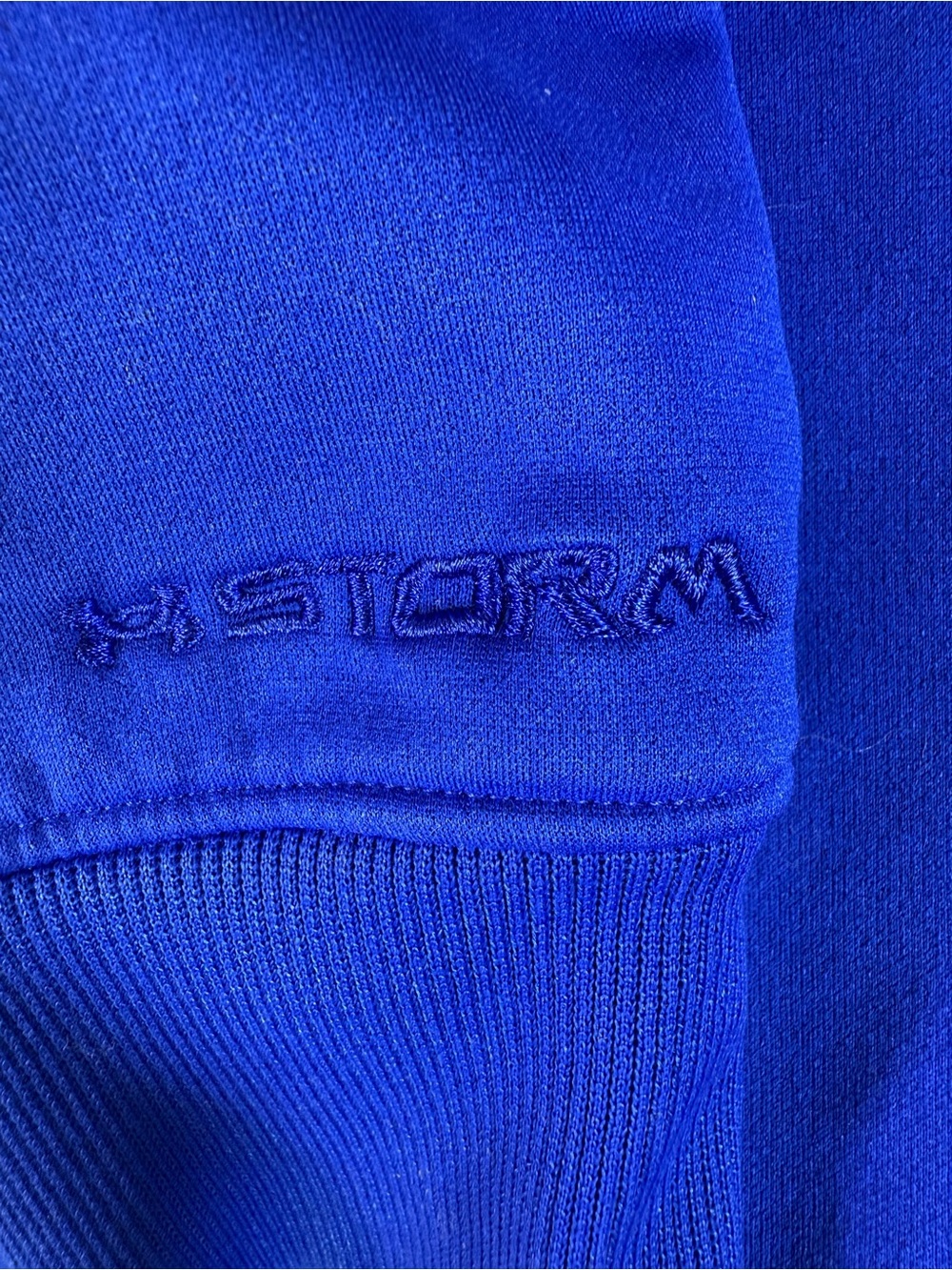 Under Armour Blue Hoodie with Neon Green Logo - Picture 13 of 14